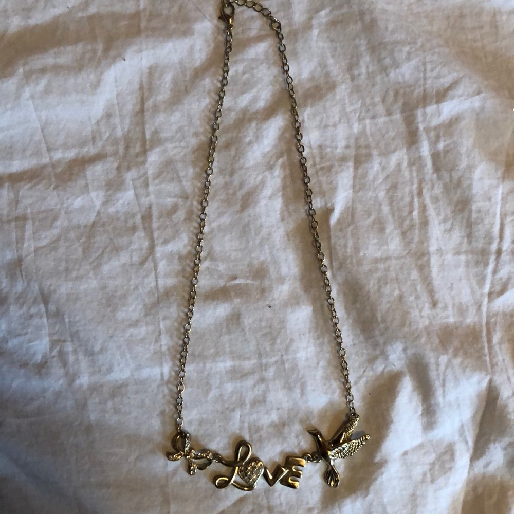 Love necklace.